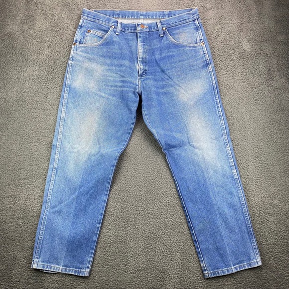 Wrangler Other - Wrangler Jeans Mens 38x30 Blue Denim Pants Regular Fit Workwear Casual‎